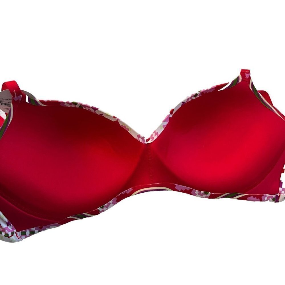 Flirtitude Snow Fair Isle My Fave Lounge Wireless Bra Size 36D - Picture 5 of 9